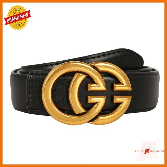 Classic Metal Buckle Leather Belt for Women, Jeans & Dresses main image 6